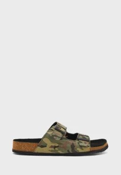 Camo Print Sandals