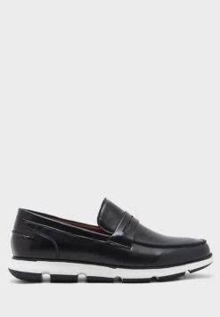 Faux Leather Hybrid Casual Slip Ons
