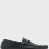 Faux Leather Driver Loafers