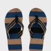 Striped Summer Flip Flops