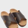 Arch Support Cross Strap Sandals