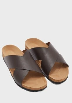 Arch Support Cross Strap Sandals