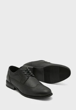 Faux Leather Wing Cap Formal Lace Ups -Easy Steps Sales 3 zoom desktop 348