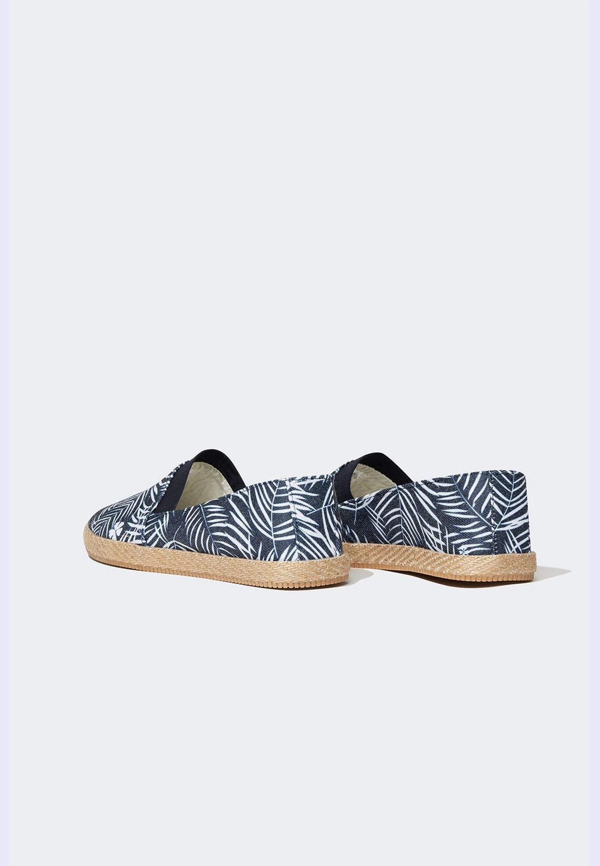 DeFacto Flat Sole Palm Print Espadrilles 3 DeFacto Flat Sole Palm Print Espadrilles - Image 3