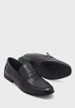 Classic Croc Print Formal Slip Ons -Easy Steps Sales 3 zoom desktop 402