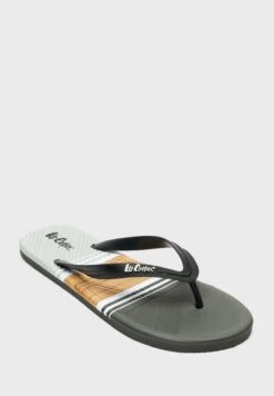 Lee Cooper Logo Print Flip Flops -Easy Steps Sales 3 zoom desktop 547