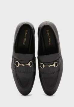 Genuine Leather Fringe Detail Slip Ons 7 Genuine Leather Fringe Detail Slip Ons -Easy Steps Sales 4 zoom desktop 446