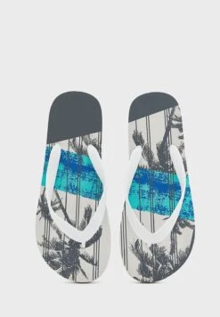 Palm Tree Print Flip Flops -Easy Steps Sales 4 zoom desktop 572